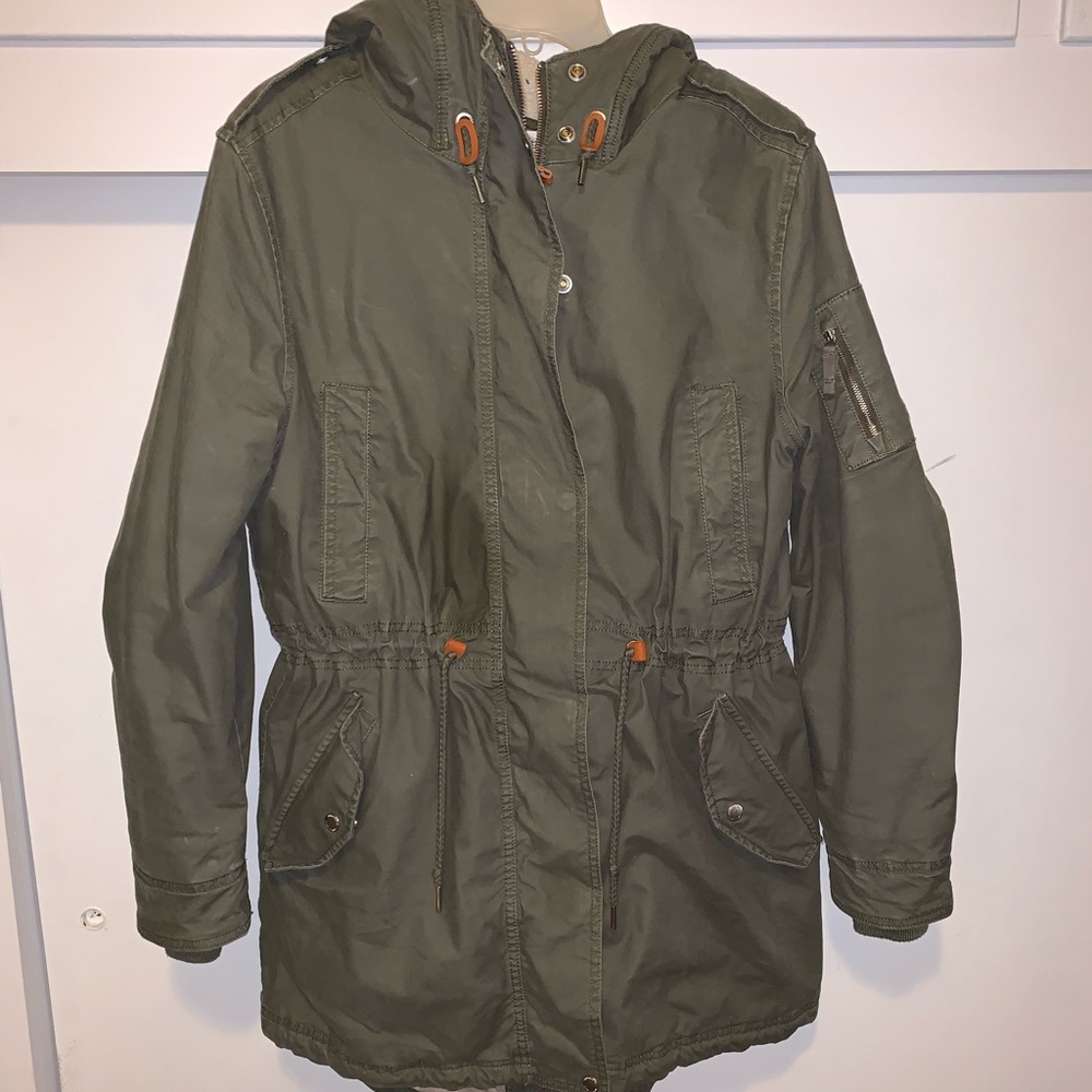 Timberland fleece lined parka